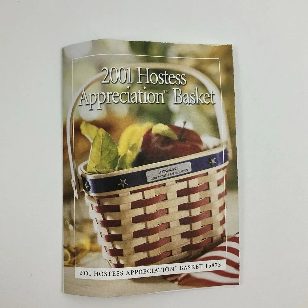 Longaberger Hostess Appreciation Basket 2001 | 6.5